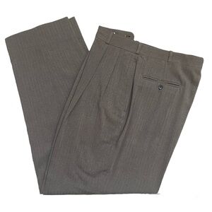 Vintage Donna Karan New York Mens double pleat dress pants